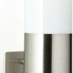 Applique murale d'extérieur Brilliant Ellary Argenté, 1 lumière