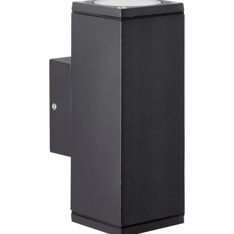 Applique murale d'extérieur Brilliant Hally Anthracite, 2 lumières