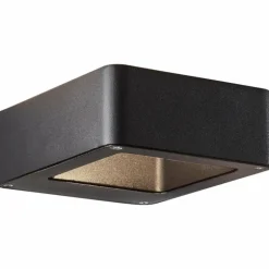 Applique murale d'extérieur Brilliant Golda LED Noir, 1 lumière