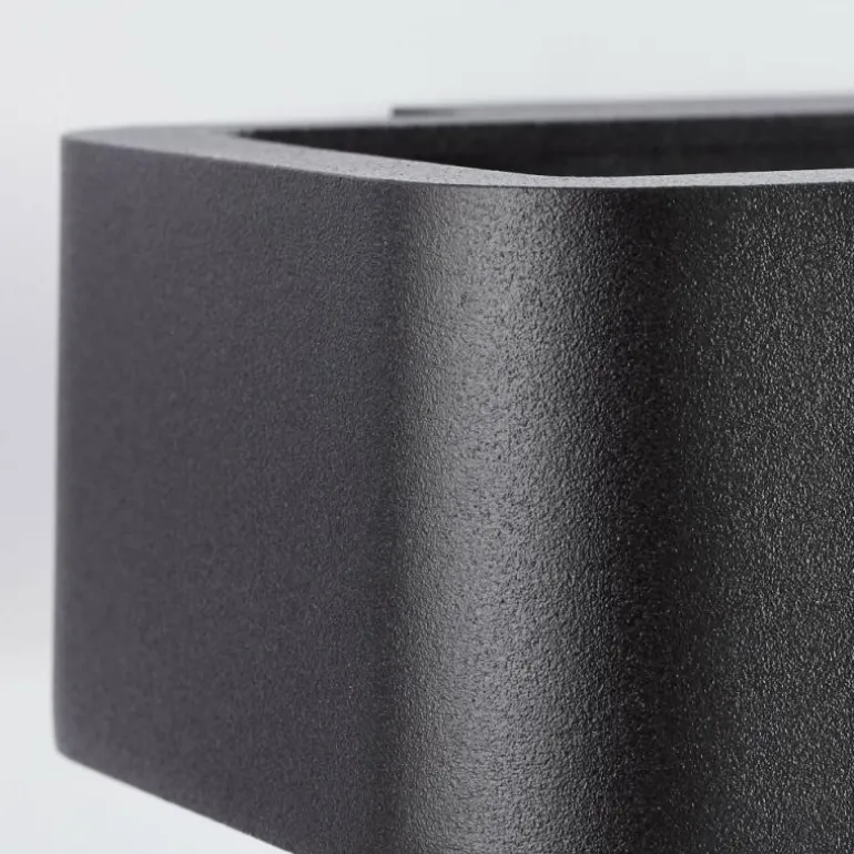 Applique murale d'extérieur Brilliant Golda LED Noir, 1 lumière