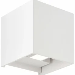 Applique murale d'extérieur Brilliant Isak LED Blanc, 1 lumière
