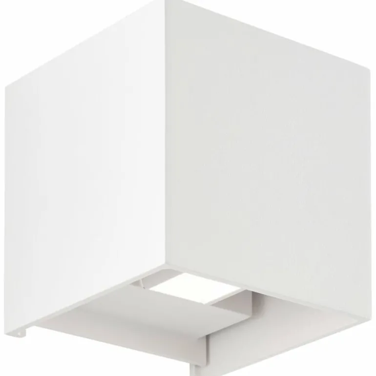 Applique murale d'extérieur Brilliant Isak LED Blanc, 1 lumière
