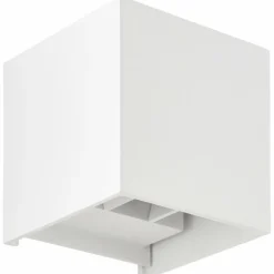 Applique murale d'extérieur Brilliant Isak LED Blanc, 1 lumière