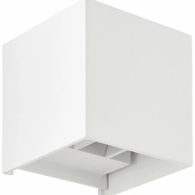 Applique murale d'extérieur Brilliant Isak LED Blanc, 1 lumière