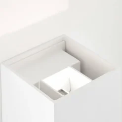 Applique murale d'extérieur Brilliant Isak LED Blanc, 1 lumière