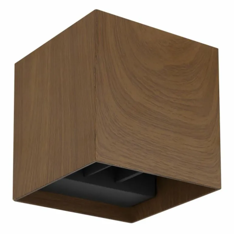 Applique murale d'extérieur Globo VERONIKA LED Couleur bois, 1 lumière