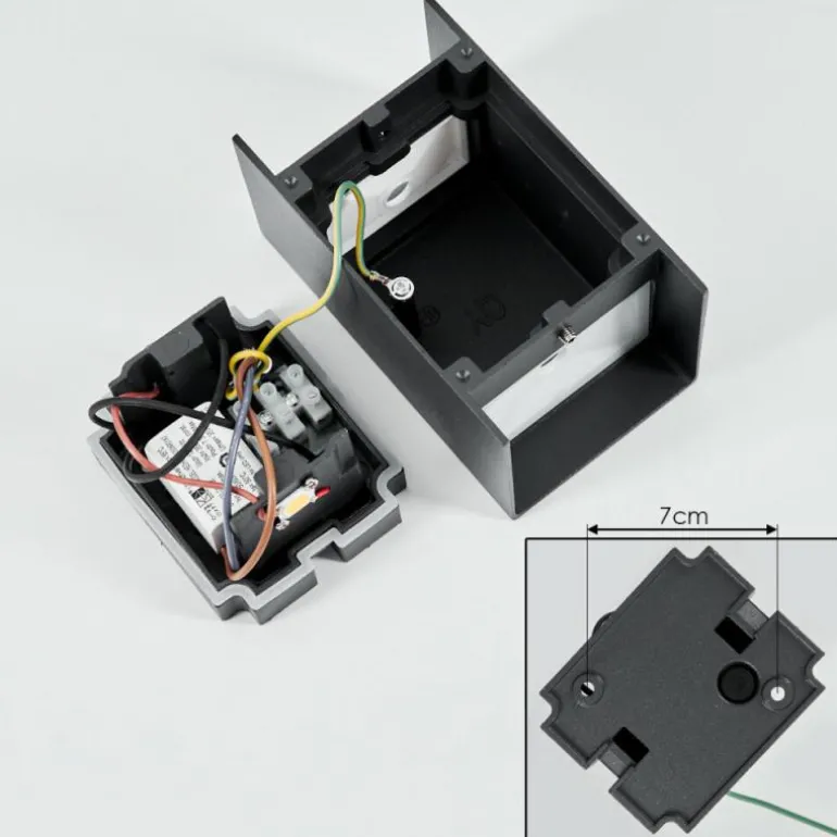 Applique murale d'extérieur Anobra LED Anthracite, 1 lumière