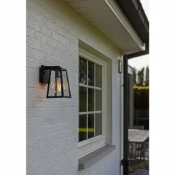 Applique murale d'extérieur Lutec FIA Noir, 1 lumière