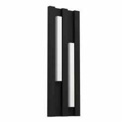 Applique murale d'extérieur Eglo FANDINA LED Noir, 2 lumières