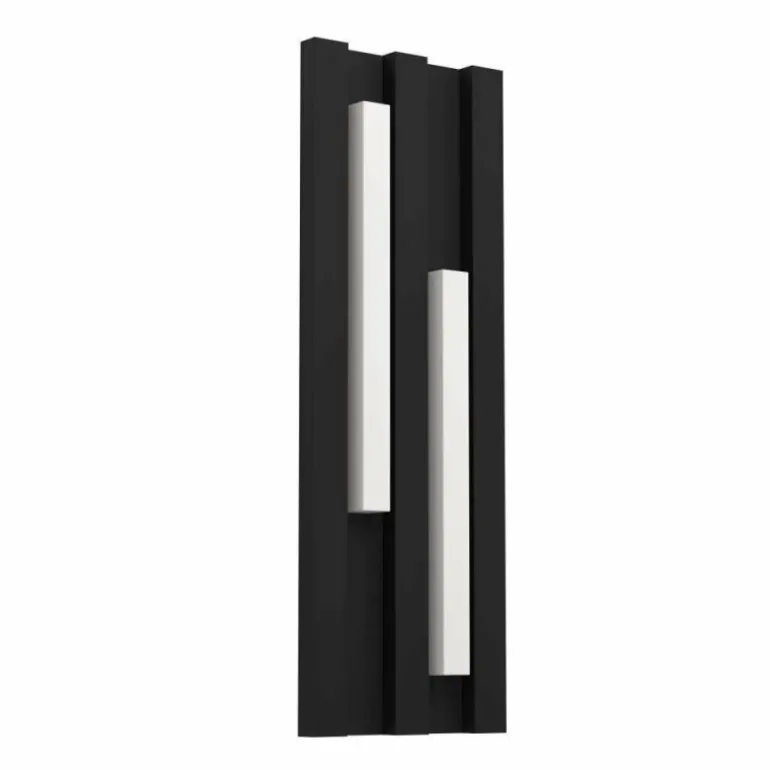 Applique murale d'extérieur Eglo FANDINA LED Noir, 2 lumières