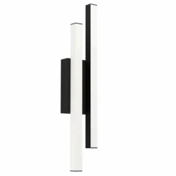 Applique murale d'extérieur Eglo SERRICELLA LED Noir, 2 lumières