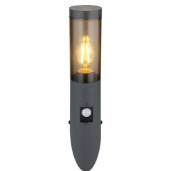 Applique murale d'extérieur Globo BOSTON Anthracite, 1 lumière, Détecteur de mouvement