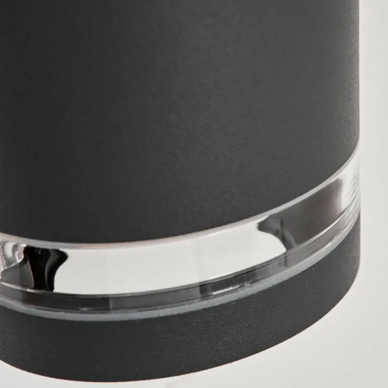 Applique murale d'extérieur Poupas Anthracite, 2 lumières