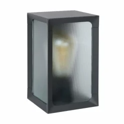 Applique murale d'extérieur Lucide CAGE LED Anthracite, 1 lumière