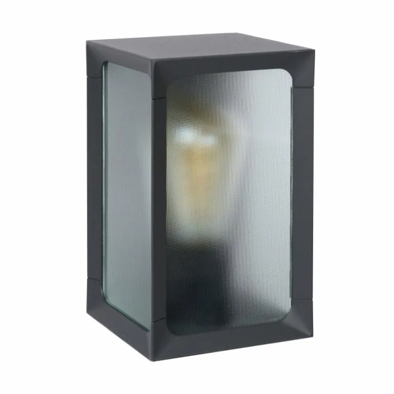 Applique murale d'extérieur Lucide CAGE LED Anthracite, 1 lumière