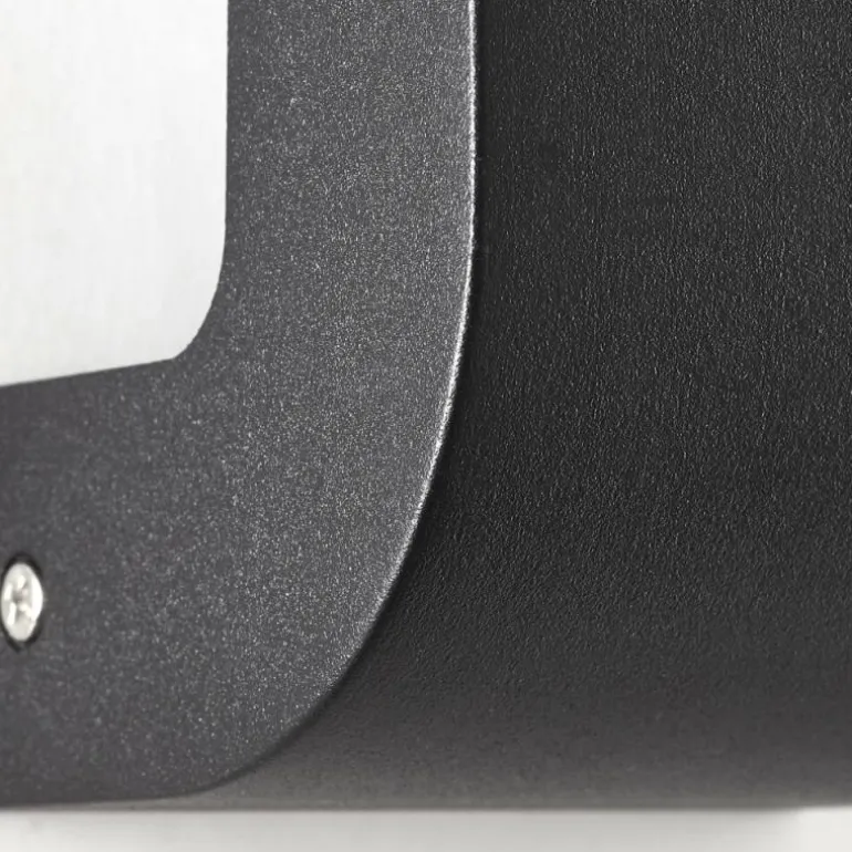 Applique murale d'extérieur Brilliant Burty LED Noir, 1 lumière