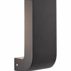 Applique murale d'extérieur Brilliant Burty LED Noir, 1 lumière