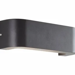 Applique murale d'extérieur Brilliant Burty LED Noir, 1 lumière