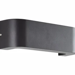 Applique murale d'extérieur Brilliant Burty LED Noir, 1 lumière