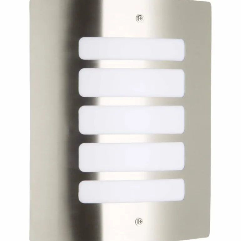 Applique murale d'extérieur Brilliant Gordy Argenté, 1 lumière