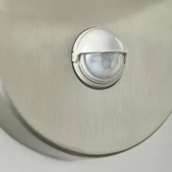 Applique murale d'extérieur Brilliant Giffy Argenté, 1 lumière, Détecteur de mouvement