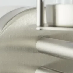 Applique murale d'extérieur Brilliant Giffy Argenté, 1 lumière