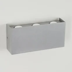 Applique murale d'extérieur Morenos LED Argenté, Blanc, 6 lumières