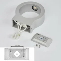 Applique murale d'extérieur Azervadinha LED Argenté, 1 lumière