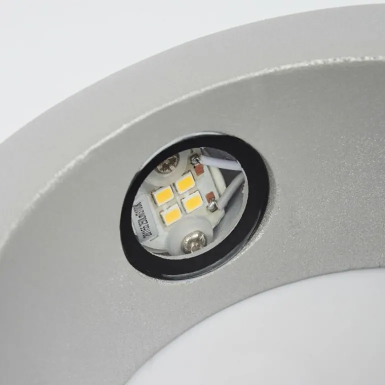 Applique murale d'extérieur Azervadinha LED Argenté, 1 lumière