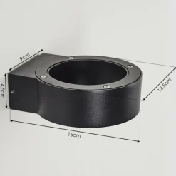 Applique murale d'extérieur Azervadinha LED Noir, 1 lumière