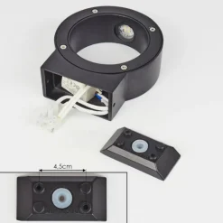 Applique murale d'extérieur Azervadinha LED Noir, 1 lumière