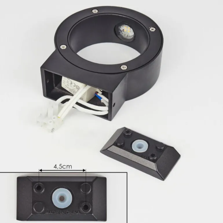 Applique murale d'extérieur Azervadinha LED Noir, 1 lumière