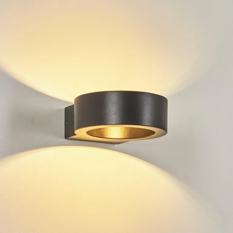 Applique murale d'extérieur Azervadinha LED Noir, 1 lumière