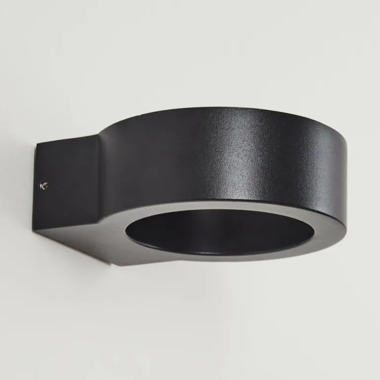 Applique murale d'extérieur Azervadinha LED Noir, 1 lumière