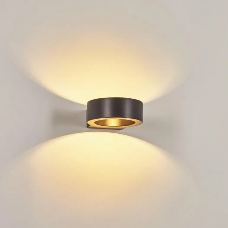 Applique murale d'extérieur Azervadinha LED Noir, 1 lumière