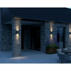 Applique murale d'extérieur Nordlux NICO Noir, 2 lumières