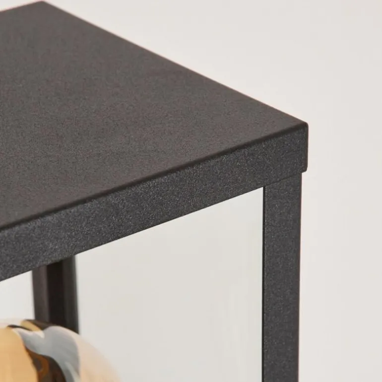 Applique murale d'extérieur Lapa Couleur bois, Noir, 1 lumière