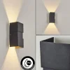 Applique murale d'extérieur Coorabie LED Noir, 2 lumières