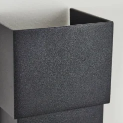 Applique murale d'extérieur Coorabie LED Noir, 2 lumières