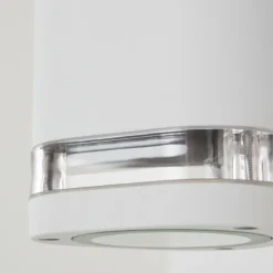 Applique murale d'extérieur Amyton Blanc, 2 lumières