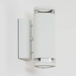 Applique murale d'extérieur Amyton Blanc, 2 lumières