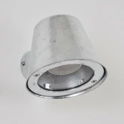 Applique murale d'extérieur Cook Acier inoxydable, Zingué, 1 lumière