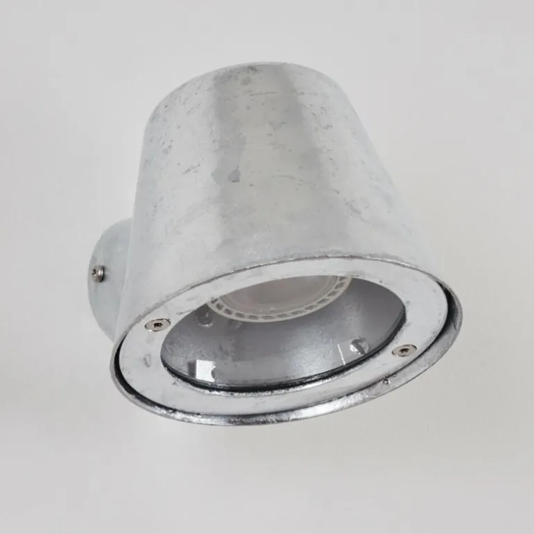 Applique murale d'extérieur Cook Acier inoxydable, Zingué, 1 lumière