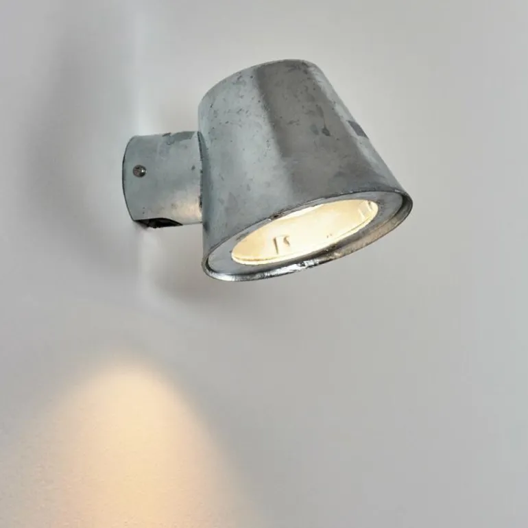 Applique murale d'extérieur Cook Acier inoxydable, Zingué, 1 lumière