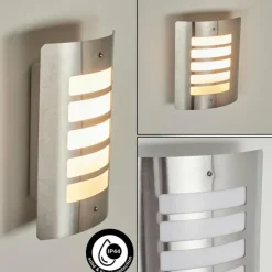 Applique murale d'extérieur Maleny Acier inoxydable, 1 lumière