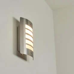 Applique murale d'extérieur Maleny Acier inoxydable, 1 lumière