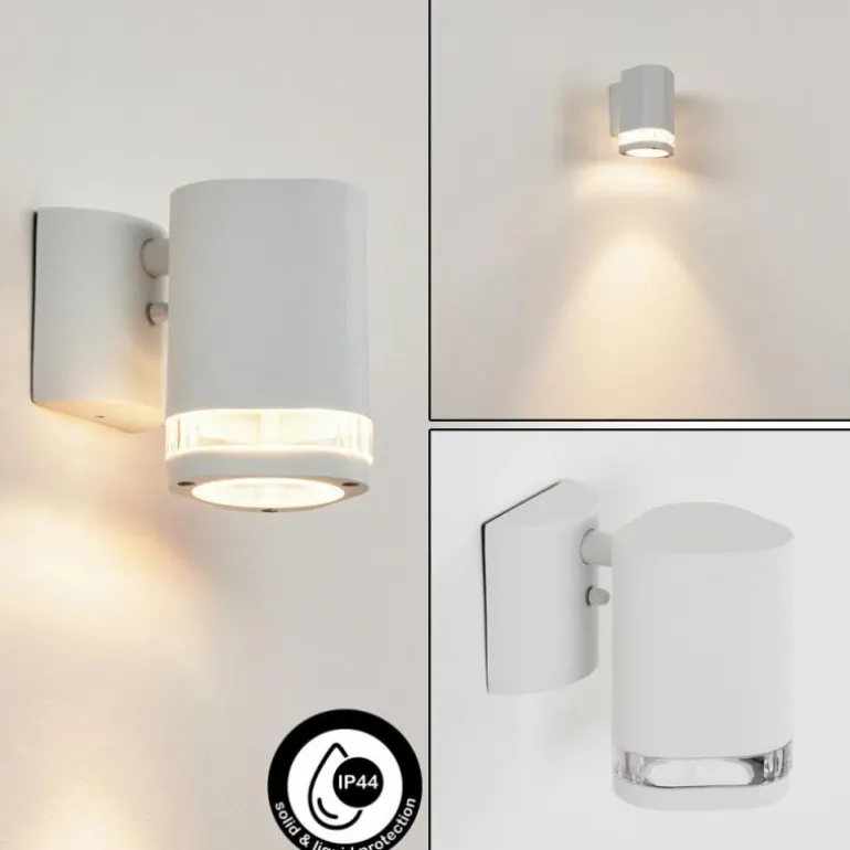 Applique murale d'extérieur Amyton Blanc, 1 lumière