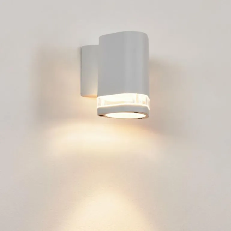 Applique murale d'extérieur Amyton Blanc, 1 lumière