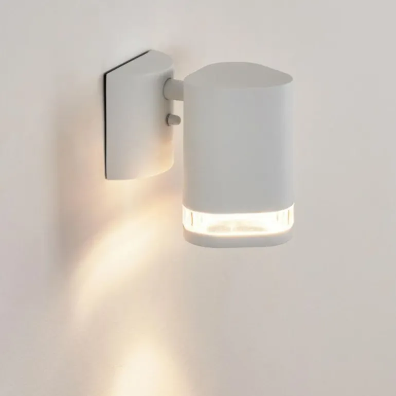 Applique murale d'extérieur Amyton Blanc, 1 lumière