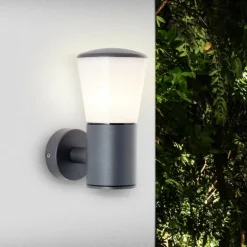 Applique murale d'extérieur Brilliant Cliffi Anthracite, 1 lumière